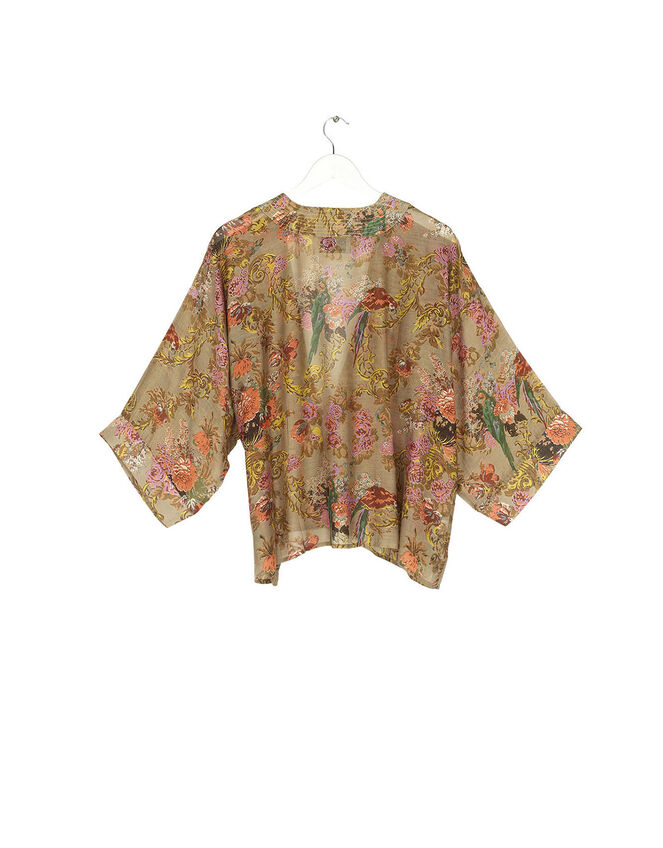One Hundred Stars Antique Chintz Kimono, , large