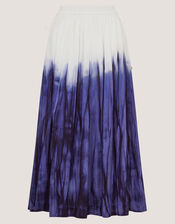 Elise Ombr&eacute; Dip Dye Midi Skirt, Blue (BLUE), large