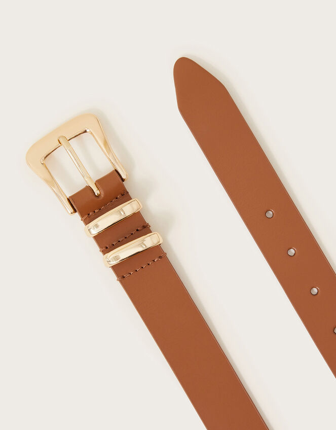 Leather Core Belt, Tan (TAN), large