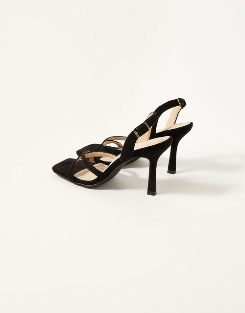 Barely There Strappy Occasion Heels, Black (BLACK), large