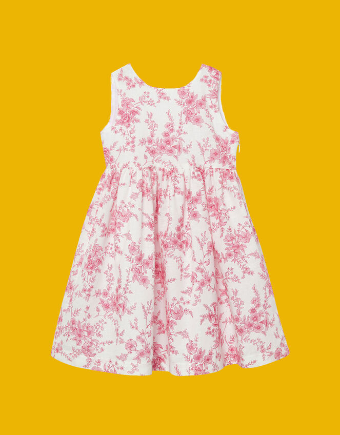 Trotters Maeva Big Bow Dress, Pink (PINK), large