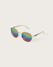 Diamante Mirror Sunglasses, , large