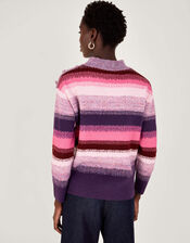 Stripe Jumper , Pink (PINK), large