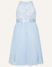 Truth Sequin Dress in Recycled Polyester, Blue (PALE BLUE), large