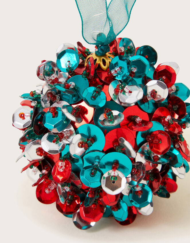 Pom-Pom Hanging Decoration, Multi (MULTI), large