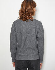Sable Star Embellished Jumper , Grey (GREY), large