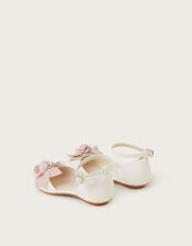 Two-Tone Ballerina Flats, Pink (PINK), large