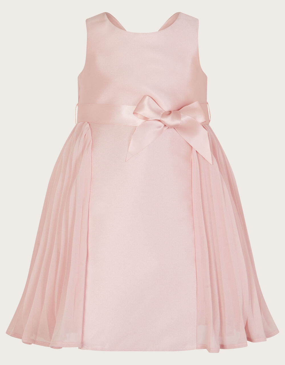 Baby Polly Pleated Bridesmaids Dress Pink Baby Girl Dresses Monsoon UK.