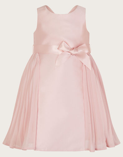 Baby Polly Pleated Bridesmaids Dress, Pink (PINK), large