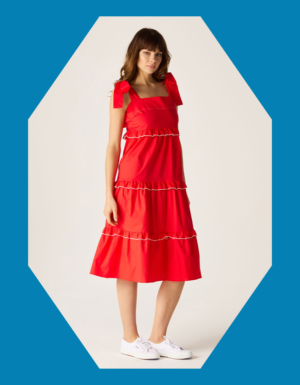 Red summer dresses hotsell uk