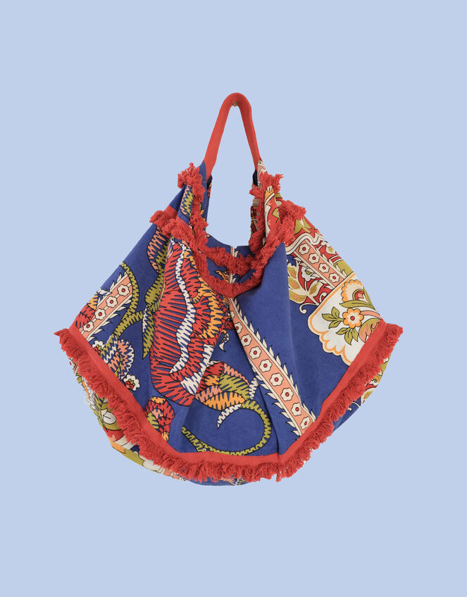 One Hundred Stars Rio Floral Slouch Bag, , large