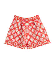 Chinti & Parker Sun Print Shorts, RED BRICK, large