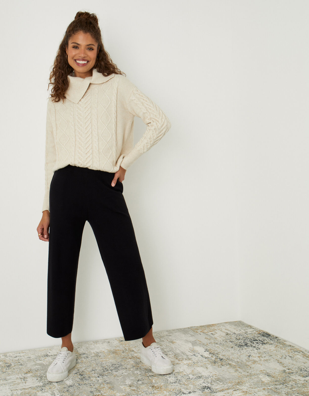 Viscose sale cropped trousers