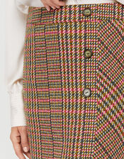 Patsy Check Skirt, Brown (BROWN), large