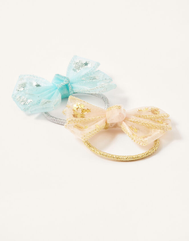 Star Sequin Shaker Bow Hairband Twinset, , large