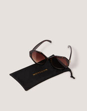 Tort Hexagonal Sunglasses, , large