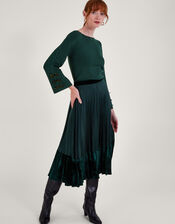 Blair Bow Jumper, Green (DARK GREEN), large