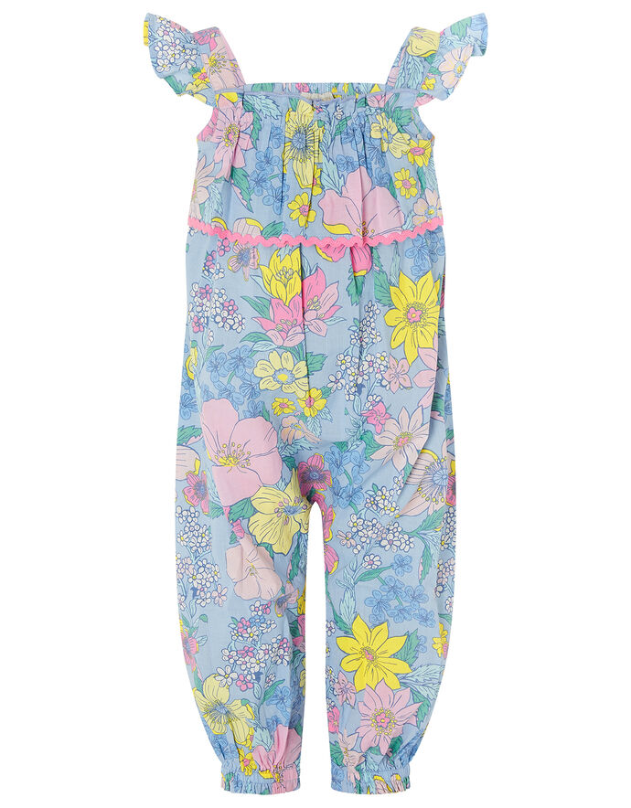 Baby Floral Romper in Pure Cotton Baby Girl Rompers & Jumpsuits