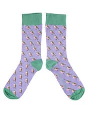 Catherine Tough Robin Print Socks, , large