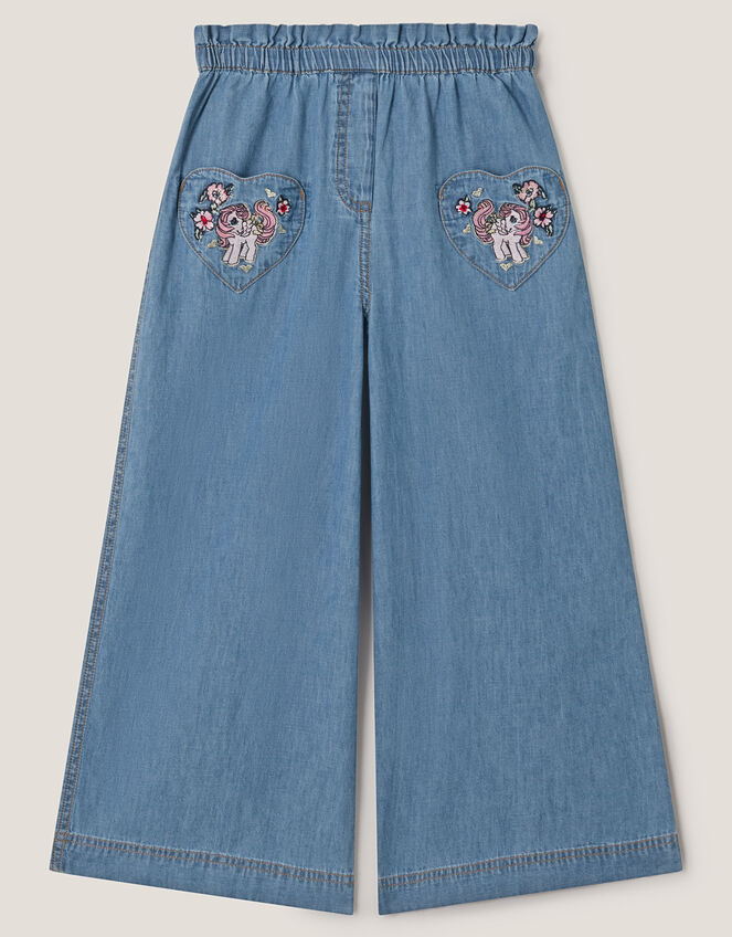 Monsoon x My Little Pony Chambray Trousers, Blue (BLUE), large