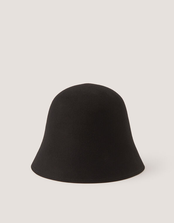 Fae Wool Bucket Hat , Black (BLACK), large