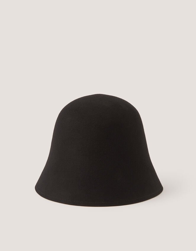 Fae Wool Bucket Hat , Black (BLACK), large