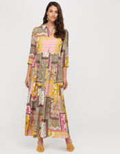 Scandi Print Shirt Dress, Ivory (IVORY), large