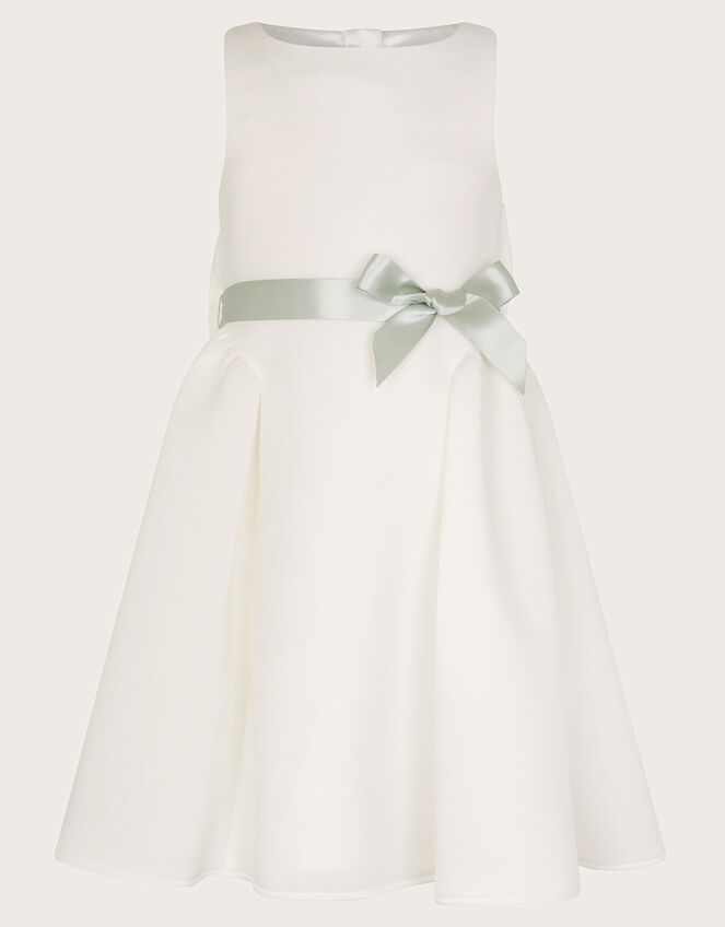 Molly Scuba Bridesmaid Dress, Ivory (IVORY), large