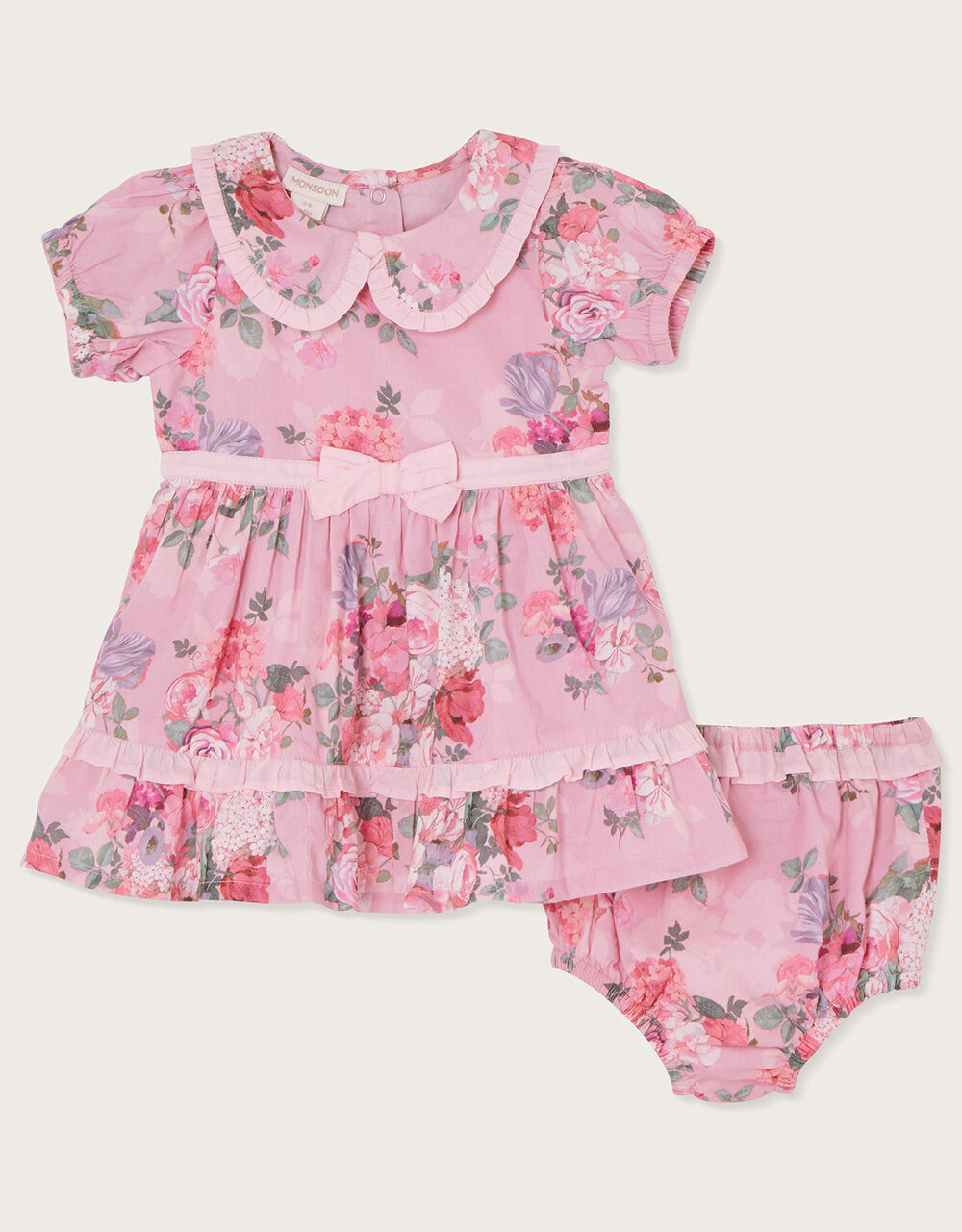 Newborn Boy Blended Stylish Dress In Pink Color main image 0