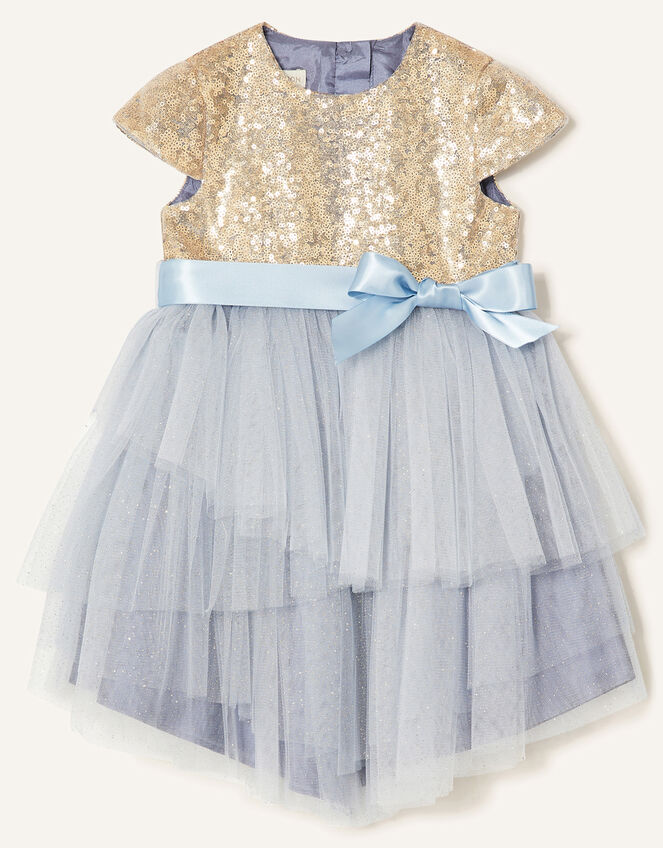 Baby Sequin Safire Dress, Grey (GREY), large