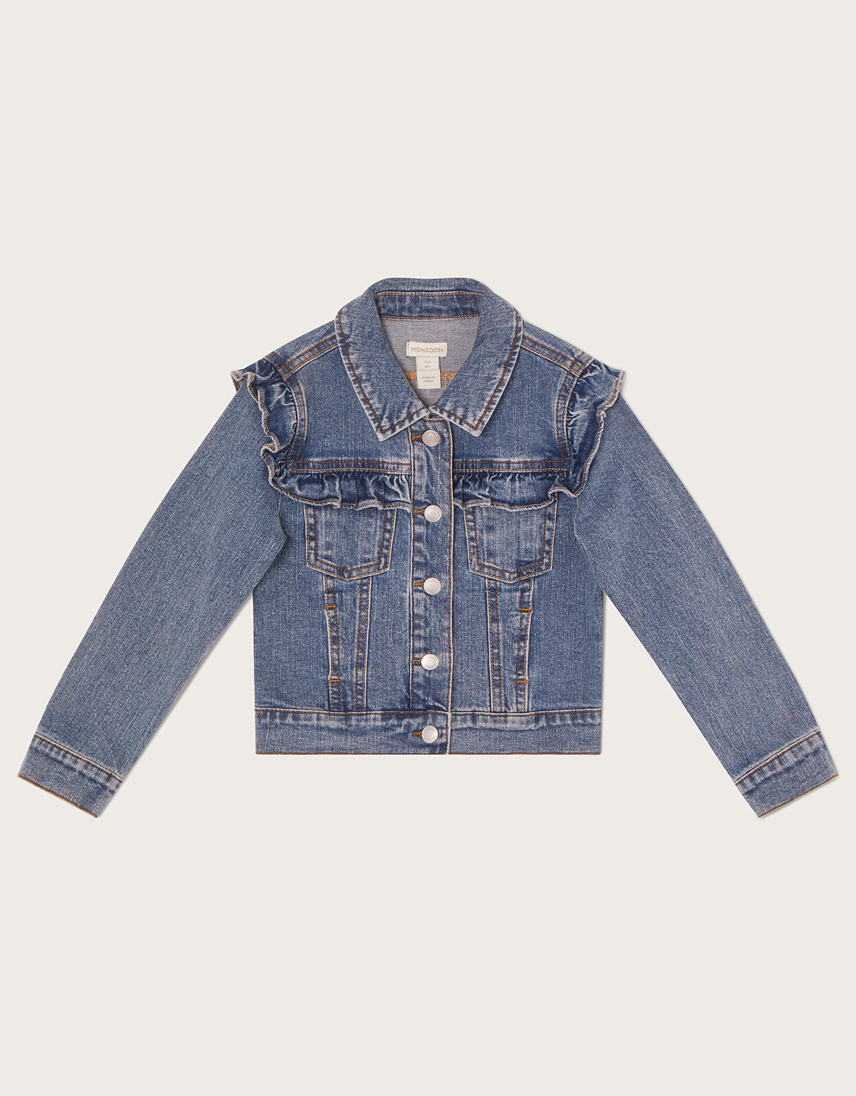 Girls size 6 shop denim jacket