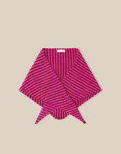 Safi Stripe Triangle Scarf, , large