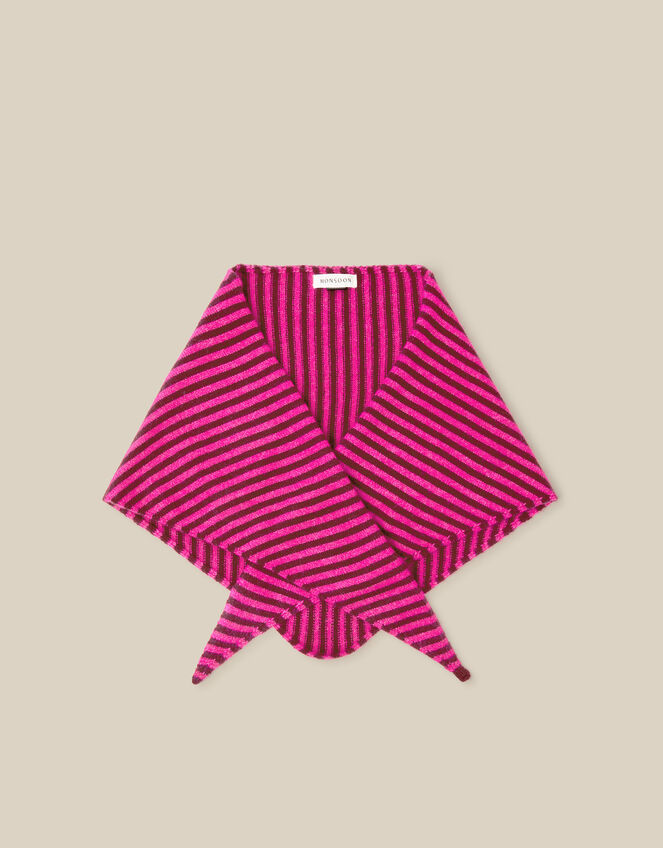 Safi Stripe Triangle Scarf, , large