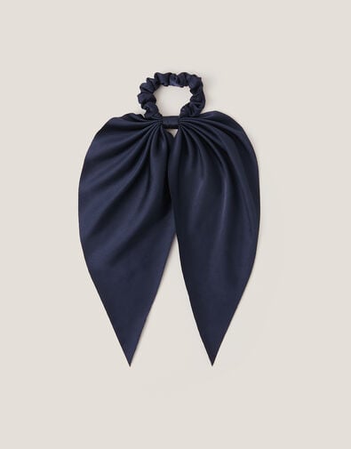 Satin Tie Hair Scrunchie, , large