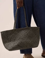 Ellyla Amora Woven Leather Tote Bag, , large