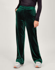 Blake Kick Flare Trousers, Green (GREEN), large
