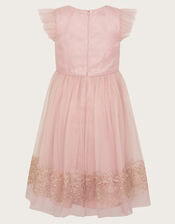 Ayra Sparkle Lace Tulle Dress, Pink (PINK), large