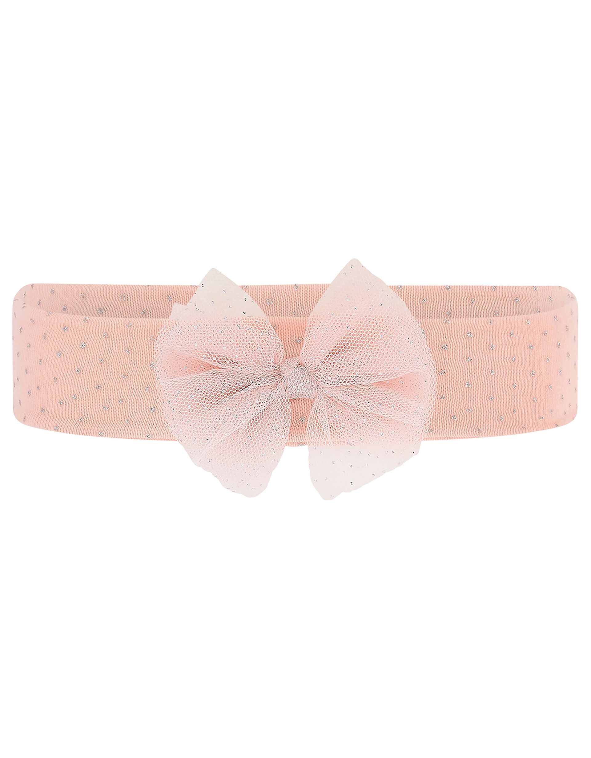 Baby Glitter Spot Jersey Bando, , large