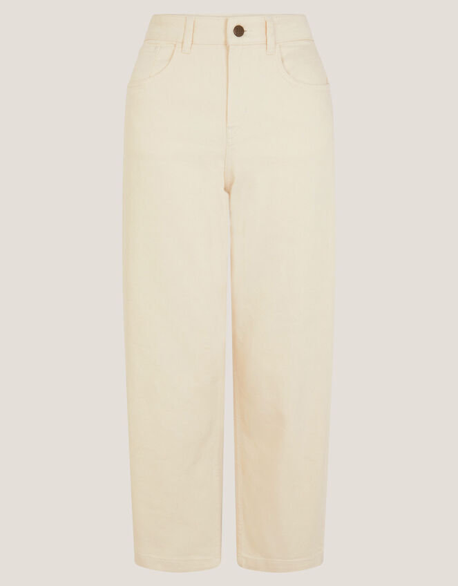 Betty High Waist Barrel Jeans, Natural (ECRU), large