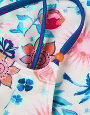 Pineapple Print Tankini Set, Cream (CREAM), large