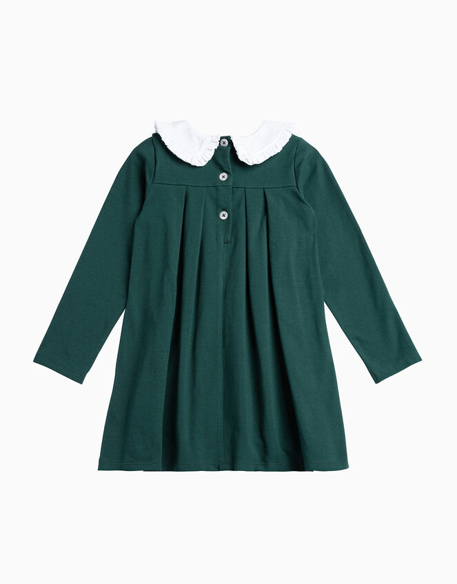 Trotters Anna Frill Collar Dress, Green (GREEN), large