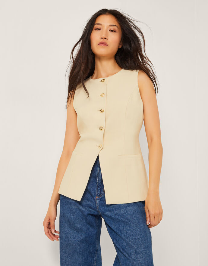 Alba Reversible Open Waistcoat main image 0