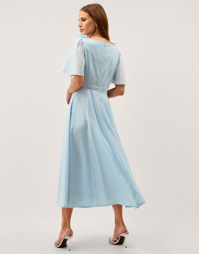 princess polly baby blue dress A-Line/Princess Off-the-shoulder Tea-Length Mother of the Bride Dresse main image 1