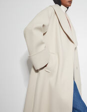 Carrie Shawl Coat, Ivory (IVORY), large