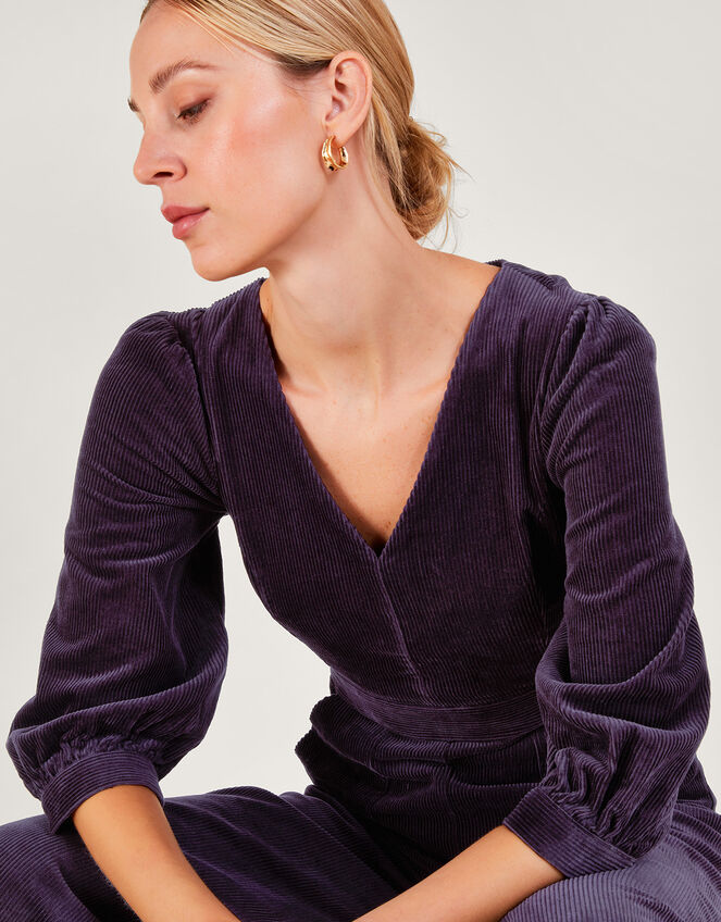 Gia Cord Jumpsuit, Purple (PURPLE), large