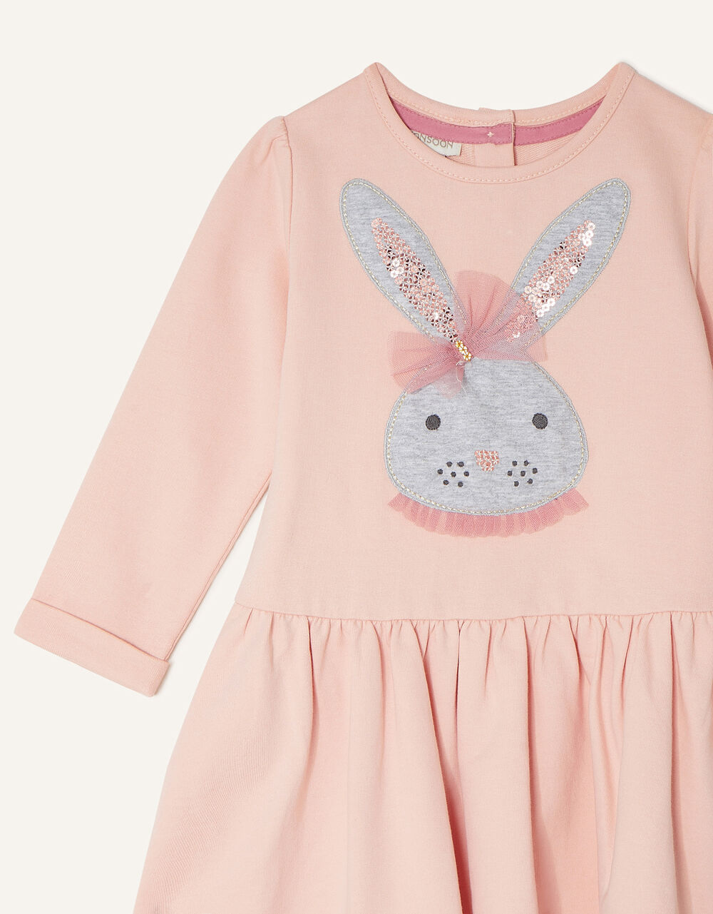 Hunny Bunny Mini Dress Baby Pink