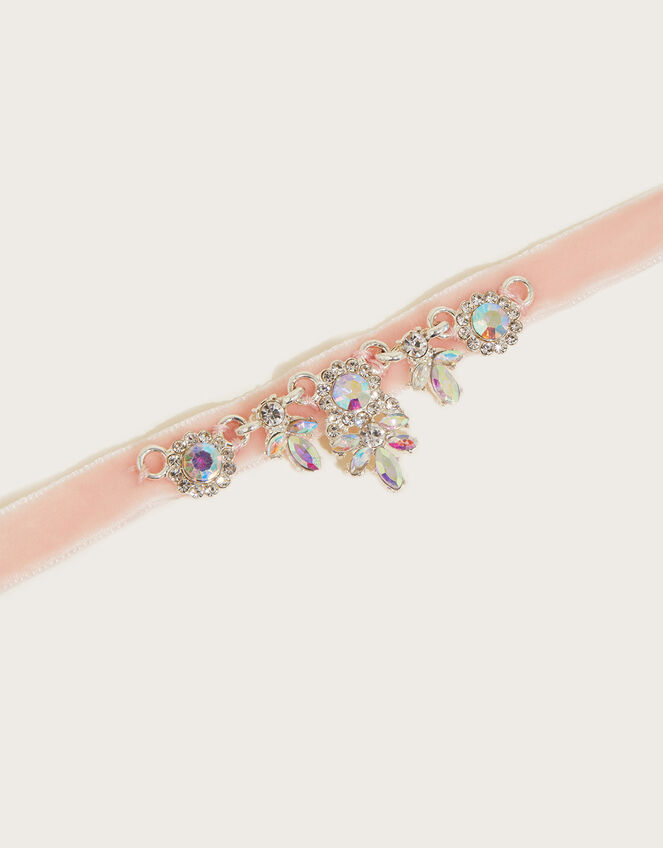 Gem Velvet Choker, , large
