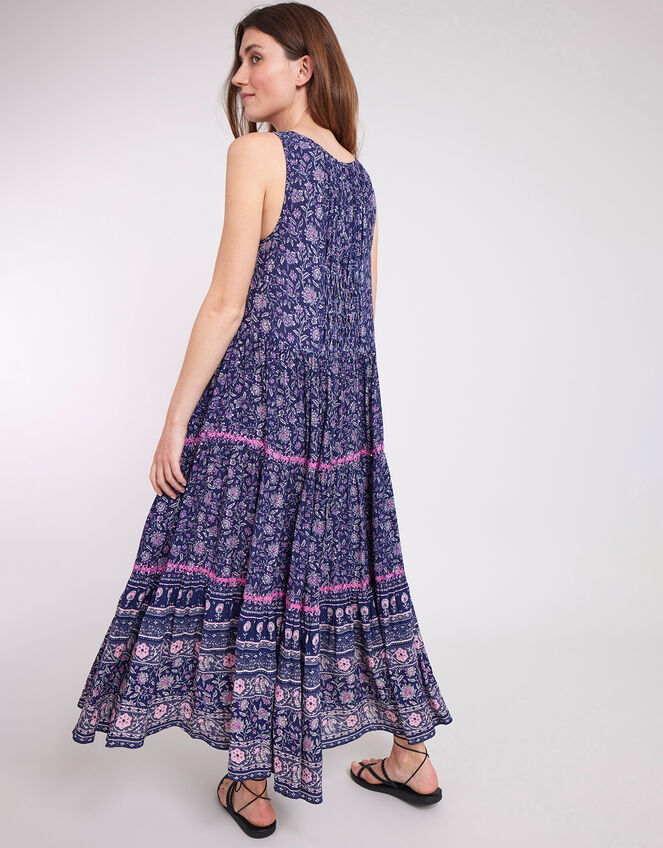 East Alice Crinkle Dress Blue