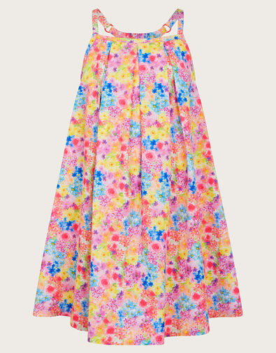 Ditsy Floral Swing Dress, Multi (MULTI), large