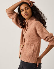 Nieve Neppy Cardigan, Pink (PINK), large